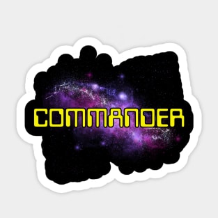 Commander Sticker